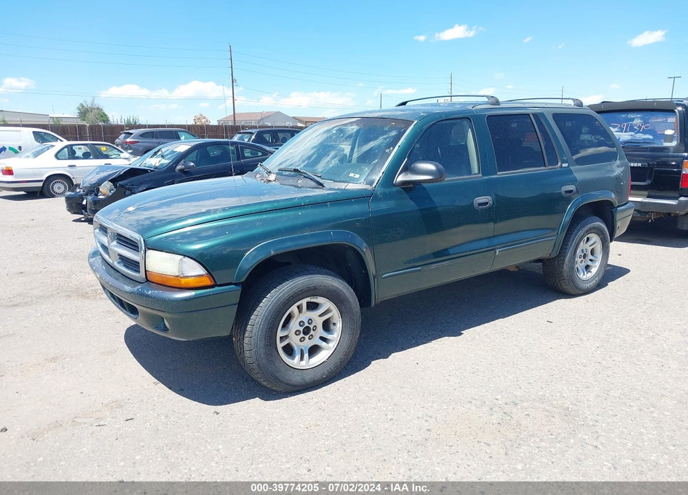 2002 DODGE DURANGO SLT VIN: 1B4HS48NX2F163546