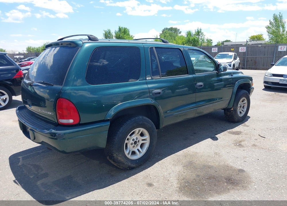 2002 DODGE DURANGO SLT VIN: 1B4HS48NX2F163546