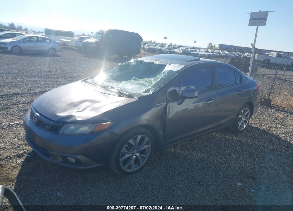 2012 HONDA CIVIC SI VIN: 2HGFB6E54CH703095