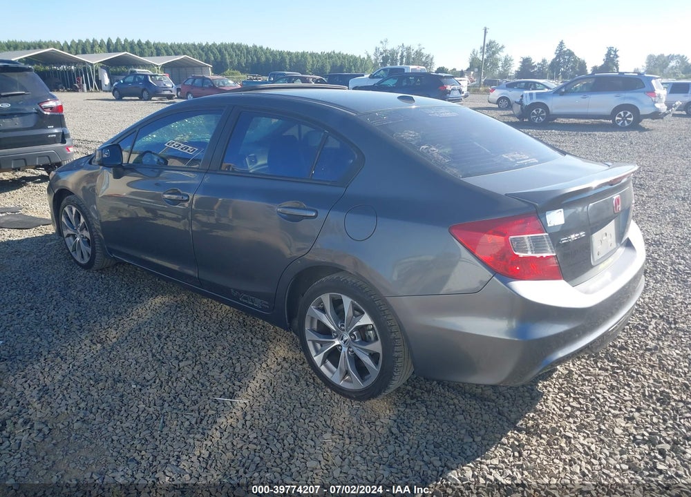 2012 HONDA CIVIC SI VIN: 2HGFB6E54CH703095