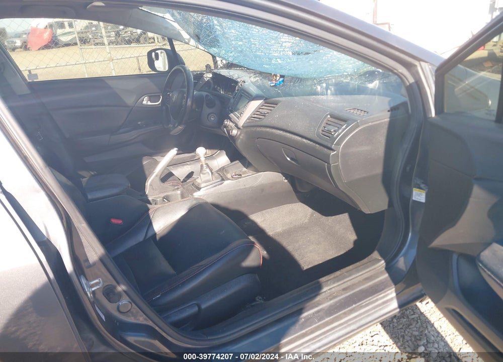 2012 HONDA CIVIC SI VIN: 2HGFB6E54CH703095