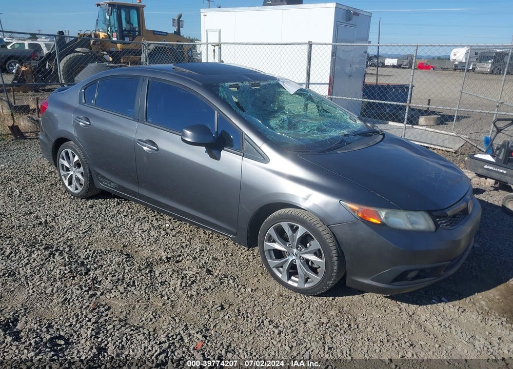 2012 HONDA CIVIC SI VIN: 2HGFB6E54CH703095