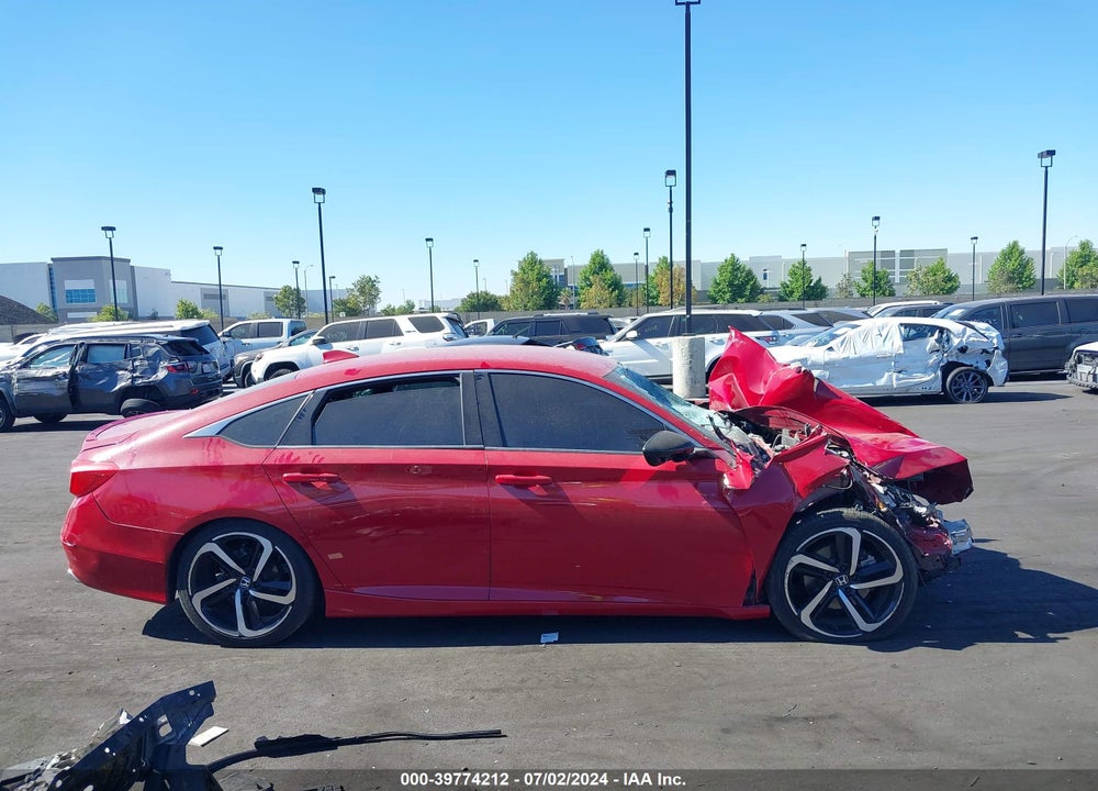 2018 HONDA ACCORD SPORT VIN: 1HGCV1E3XJA098541