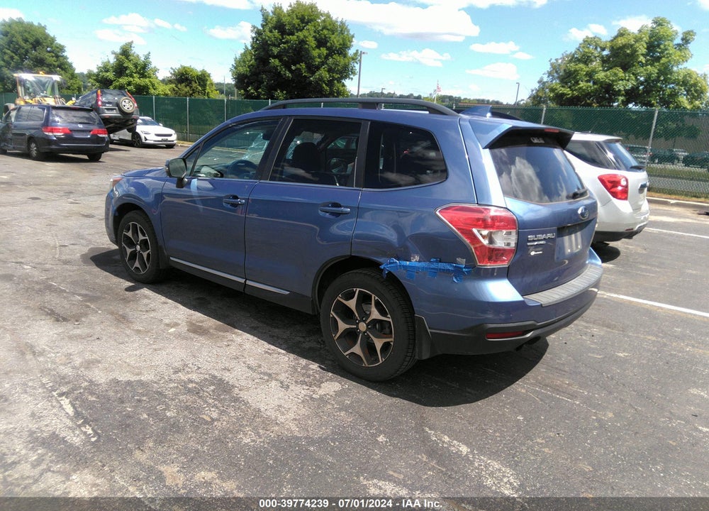 2016 SUBARU FORESTER 2.0XT TOURING VIN: JF2SJGXCXGH449276