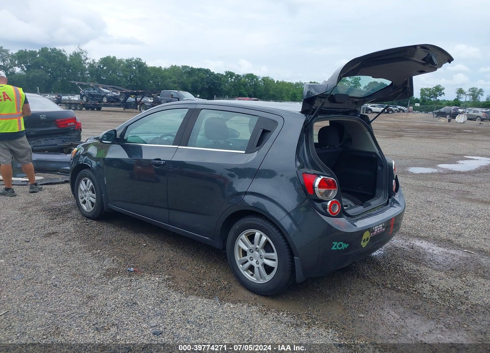 2014 CHEVROLET SONIC LT AUTO VIN: 1G1JC6SB1E4143593