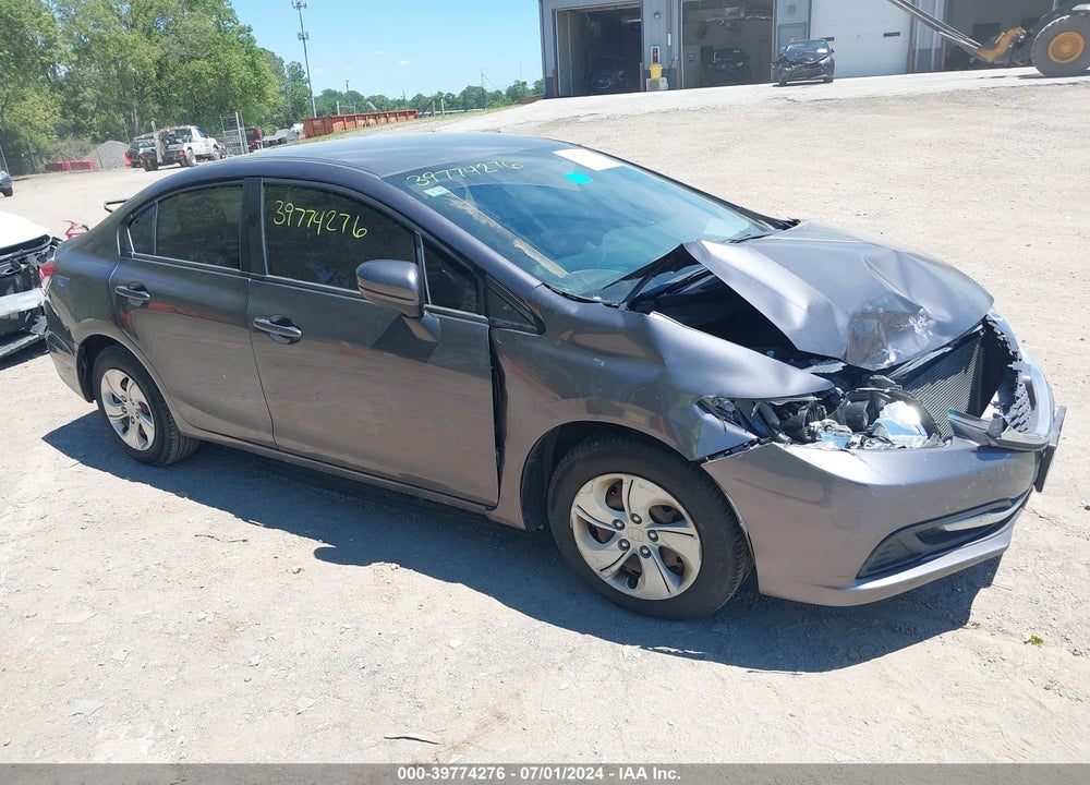2015 HONDA CIVIC LX VIN: 19XFB2F52FE085457