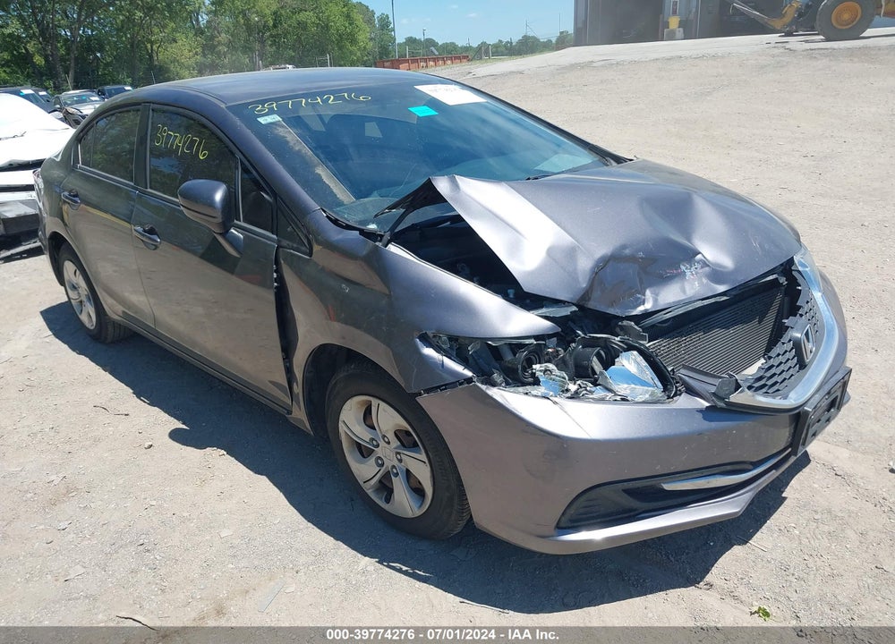 2015 HONDA CIVIC LX VIN: 19XFB2F52FE085457
