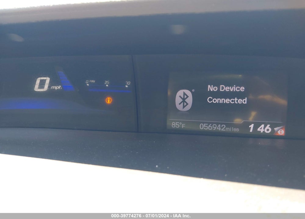 2015 HONDA CIVIC LX VIN: 19XFB2F52FE085457