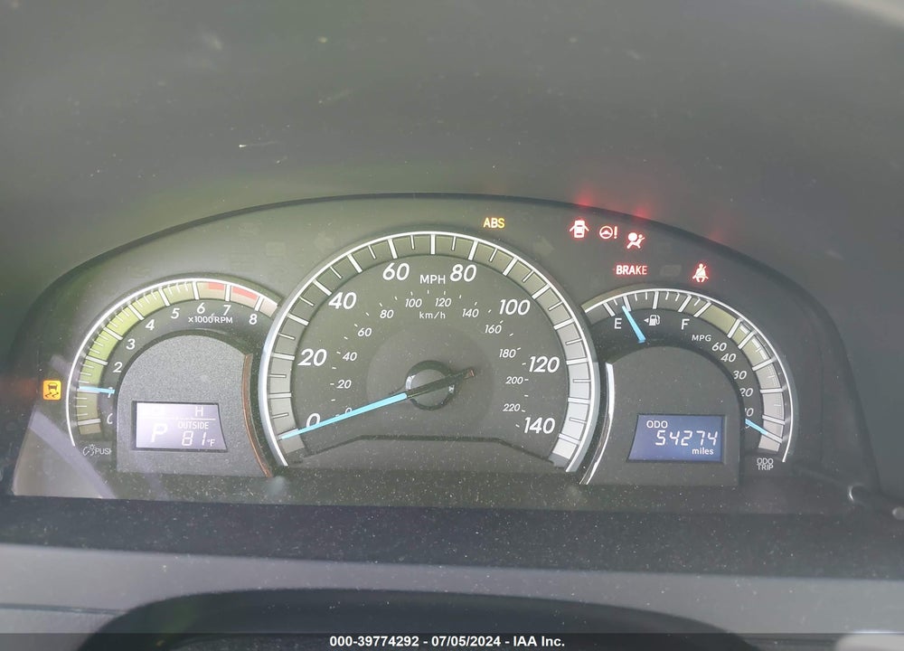 2012 TOYOTA CAMRY SE LIMITED EDITION VIN: 4T1BF1FKXCU620210