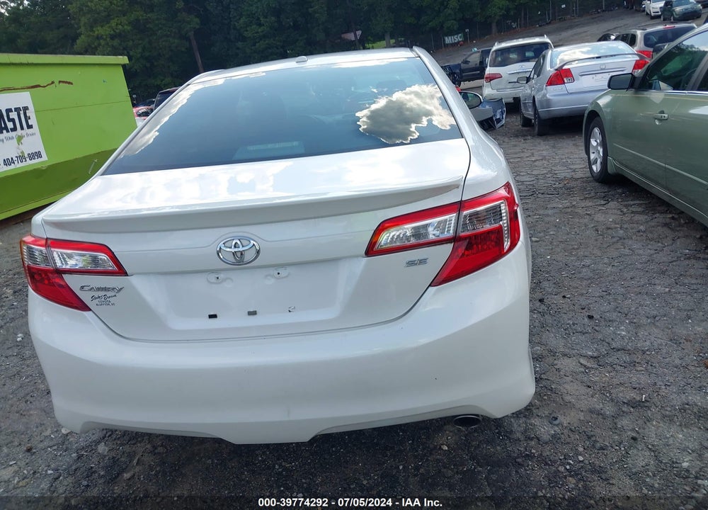 2012 TOYOTA CAMRY SE LIMITED EDITION VIN: 4T1BF1FKXCU620210