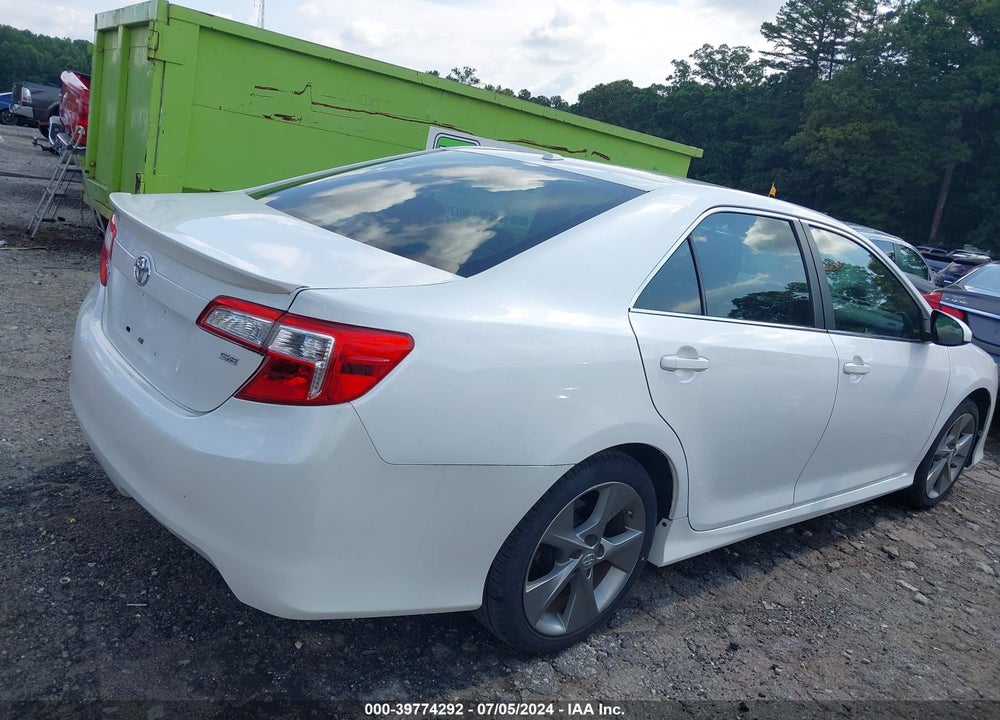 2012 TOYOTA CAMRY SE LIMITED EDITION VIN: 4T1BF1FKXCU620210