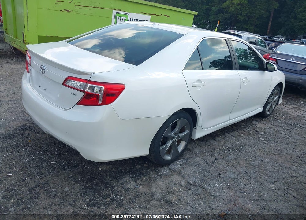 2012 TOYOTA CAMRY SE LIMITED EDITION VIN: 4T1BF1FKXCU620210
