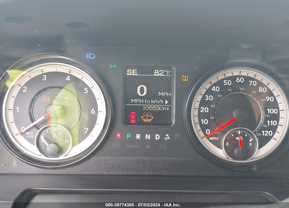 2019 RAM 1500 CLASSIC SLT 4X4 6'4 BOX VIN: 1C6RR7TT8KS654657