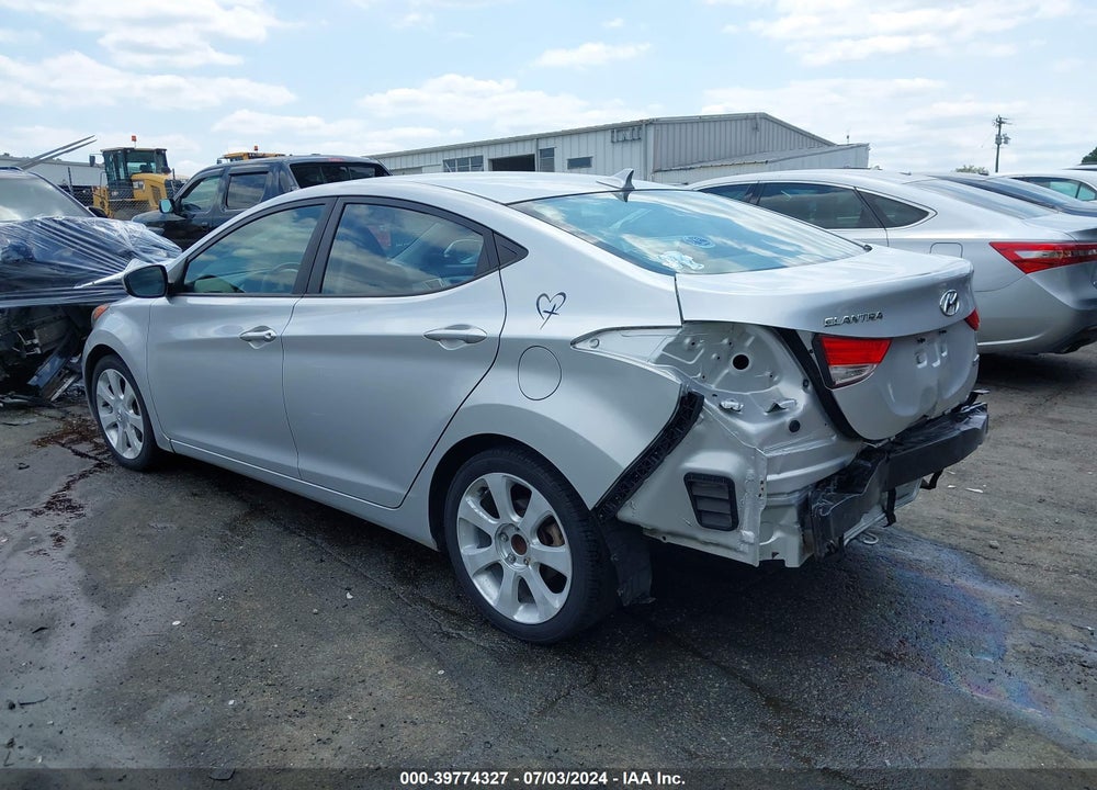 2012 HYUNDAI ELANTRA LIMITED (ULSAN PLANT) VIN: KMHDH4AE3CU180059