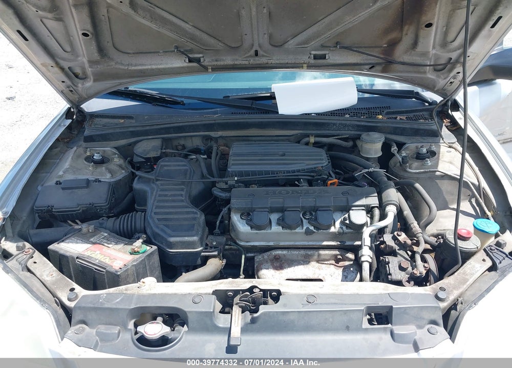 2001 HONDA CIVIC LX VIN: 2HGES165X1H529754