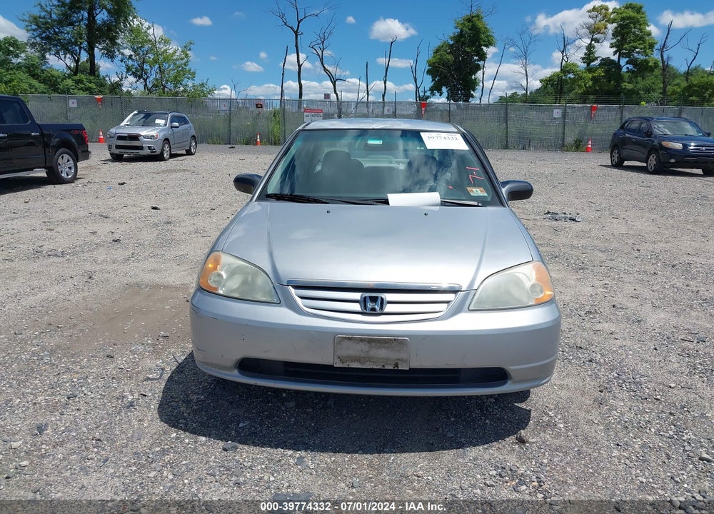 2001 HONDA CIVIC LX VIN: 2HGES165X1H529754