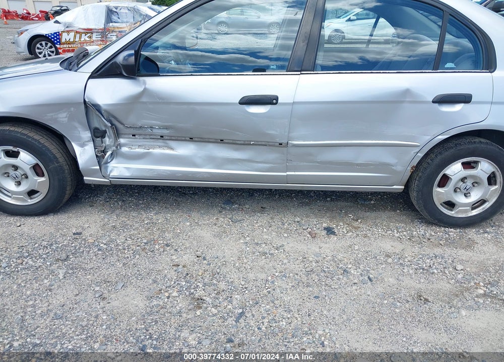 2001 HONDA CIVIC LX VIN: 2HGES165X1H529754