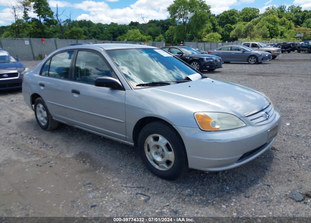 2001 HONDA CIVIC LX VIN: 2HGES165X1H529754