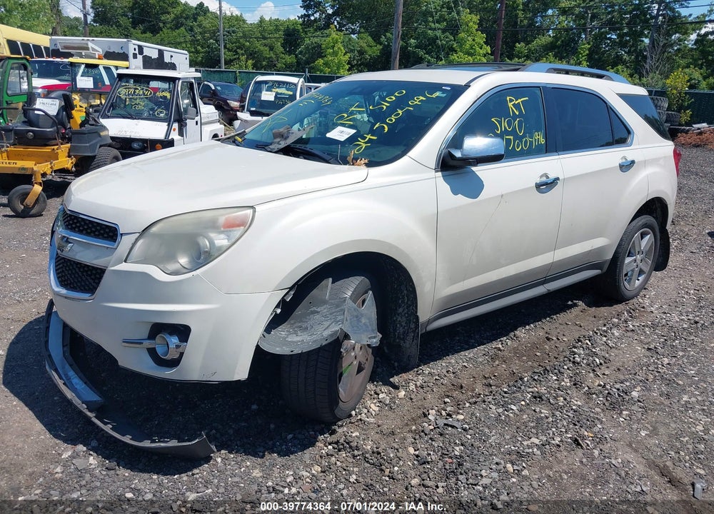 2014 CHEVROLET EQUINOX LTZ VIN: 1GNALDEKXEZ138121