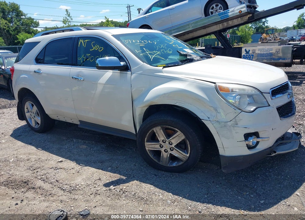 2014 CHEVROLET EQUINOX LTZ VIN: 1GNALDEKXEZ138121