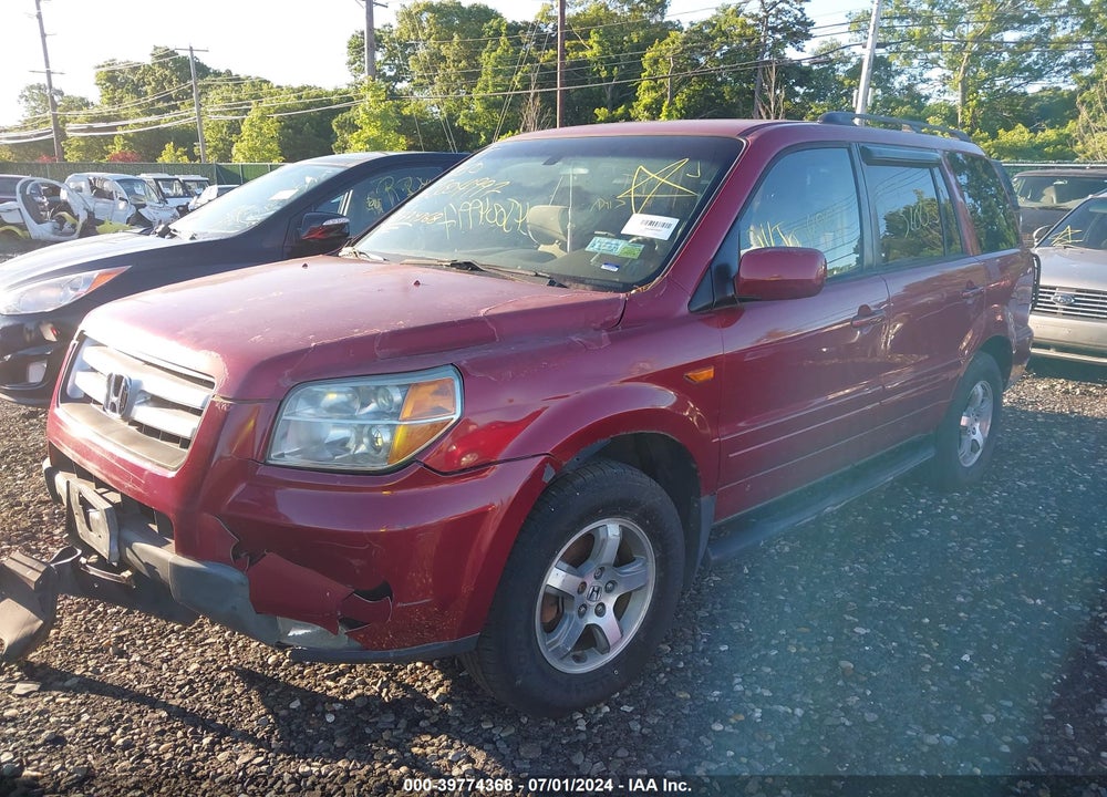 2006 HONDA PILOT VIN: 5FNYF28446B006690