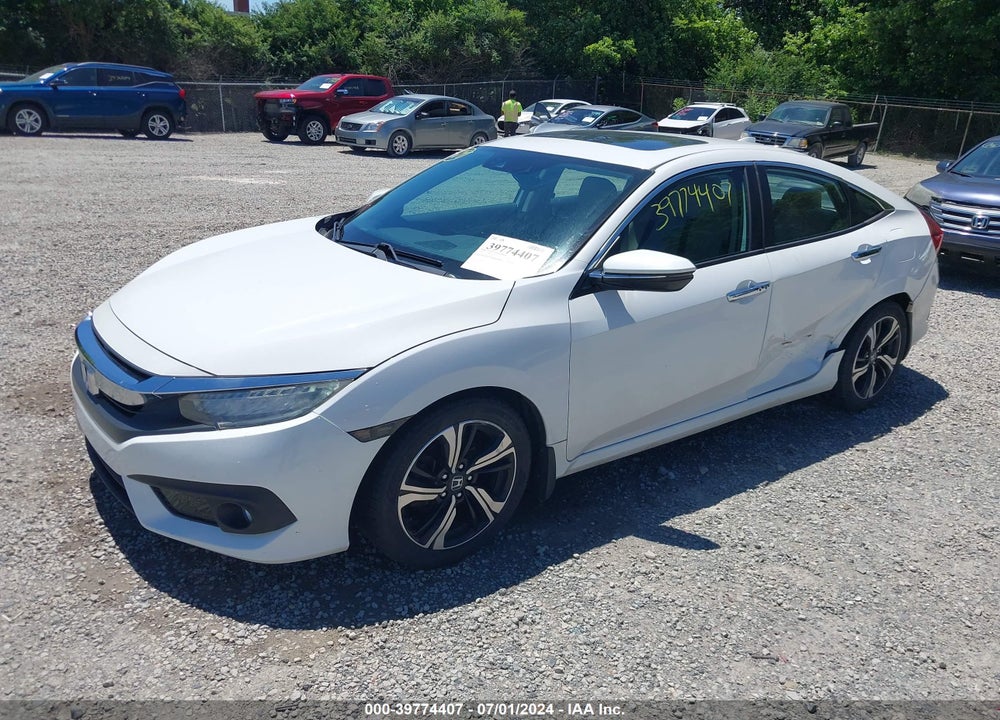 2016 HONDA CIVIC TOURING VIN: 19XFC1F93GE014537