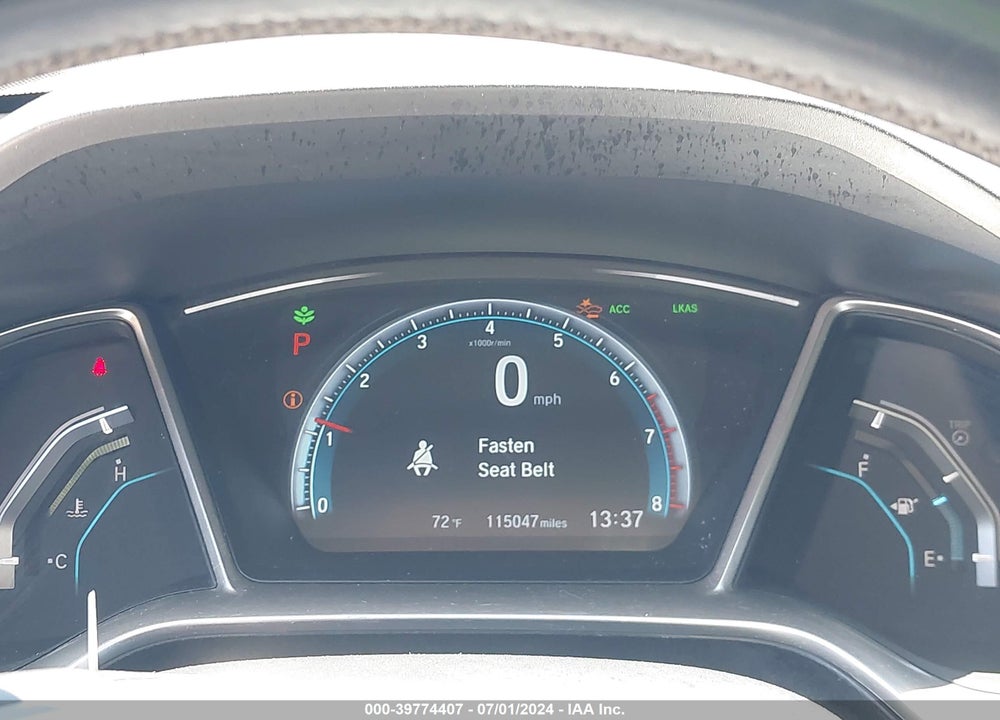 2016 HONDA CIVIC TOURING VIN: 19XFC1F93GE014537