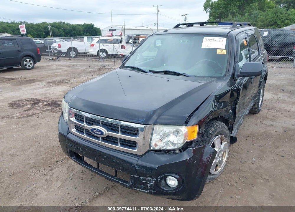 2010 FORD ESCAPE XLT VIN: 1FMCU9DG8AKD43296