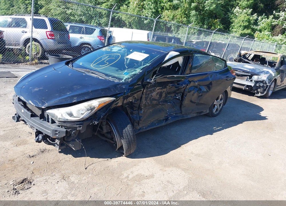 2016 HYUNDAI ELANTRA VALUE EDITION VIN: KMHDH4AE2GU583844