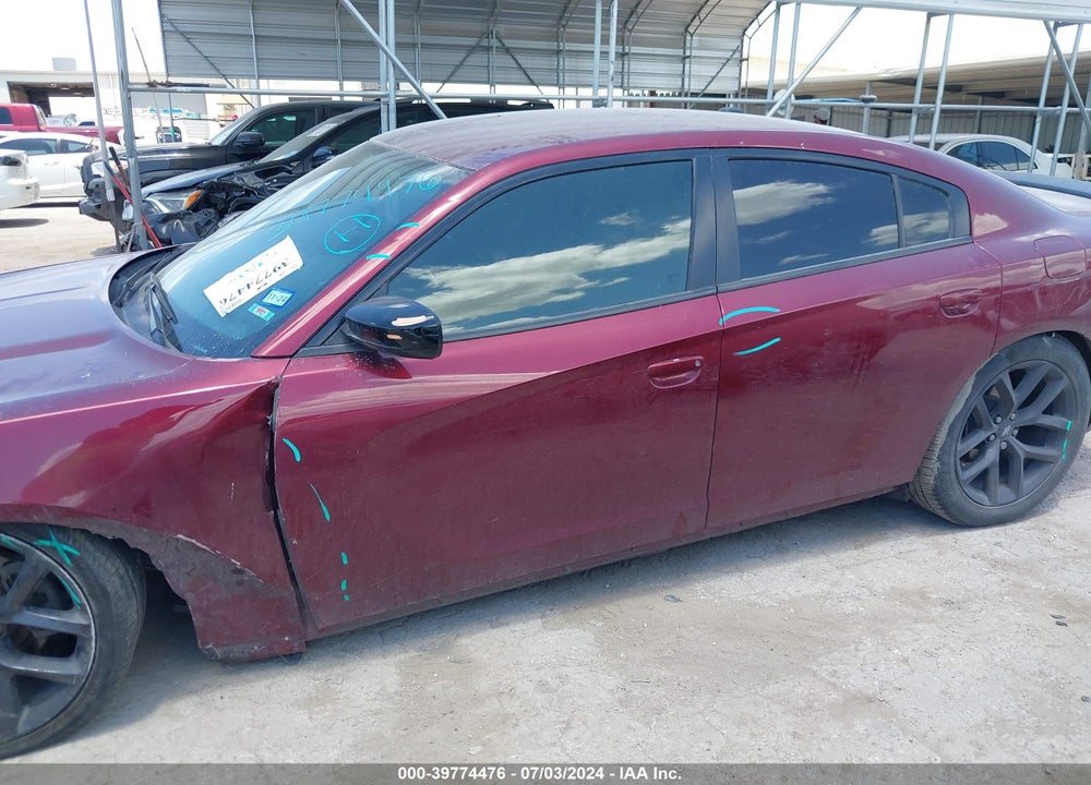 2020 DODGE CHARGER SXT RWD VIN: 2C3CDXBG7LH208188