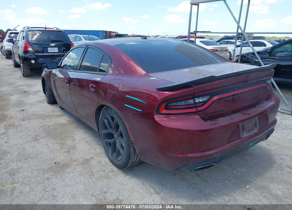 2020 DODGE CHARGER SXT RWD VIN: 2C3CDXBG7LH208188