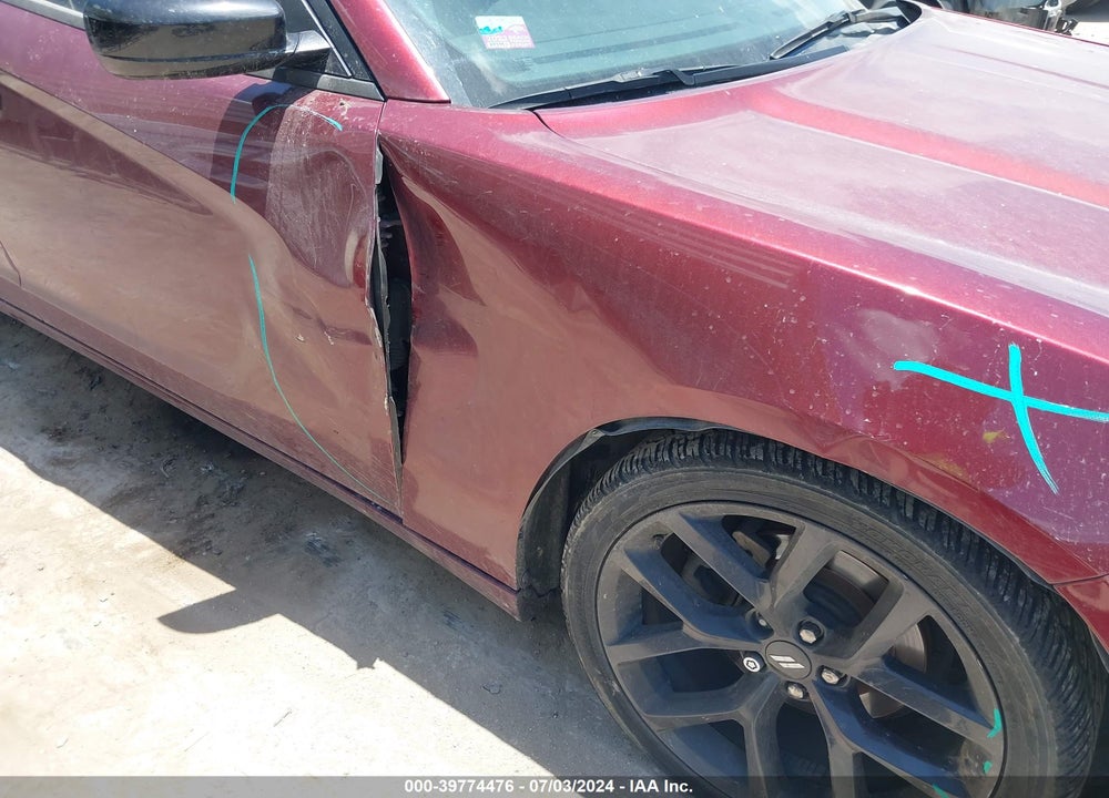 2020 DODGE CHARGER SXT RWD VIN: 2C3CDXBG7LH208188