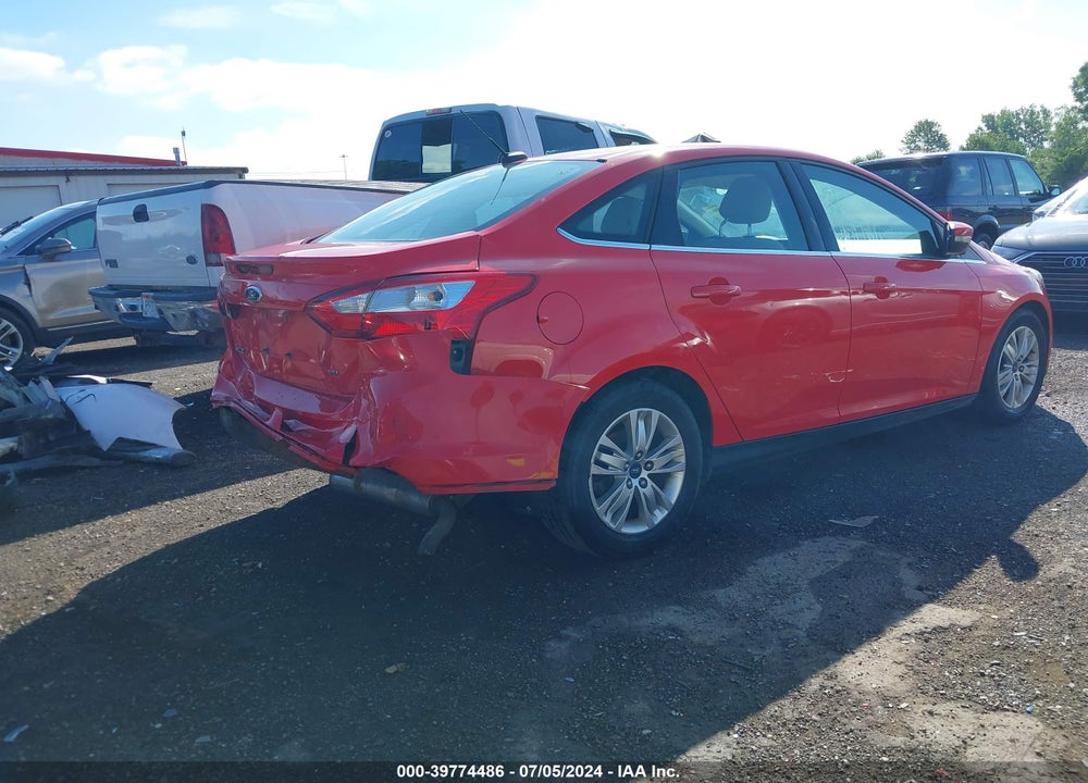 2012 FORD FOCUS SEL VIN: 1FAHP3H27CL358145