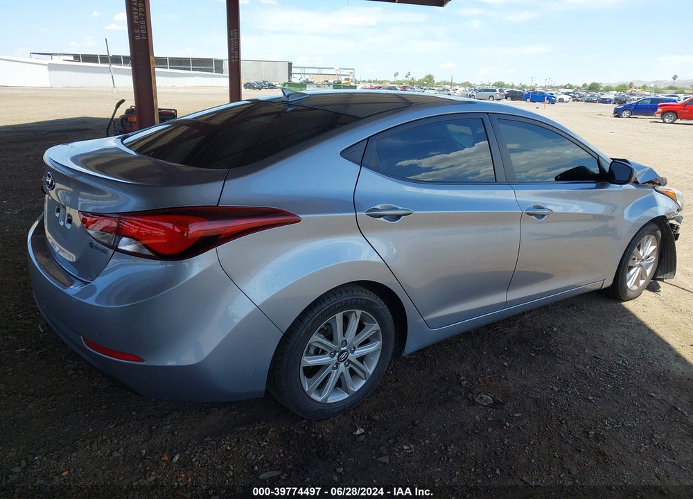 2016 HYUNDAI ELANTRA SE VIN: 5NPDH4AE7GH658679