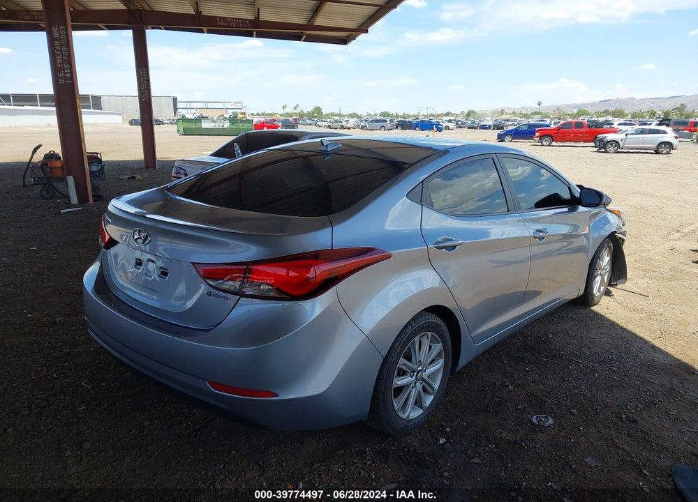 2016 HYUNDAI ELANTRA SE VIN: 5NPDH4AE7GH658679