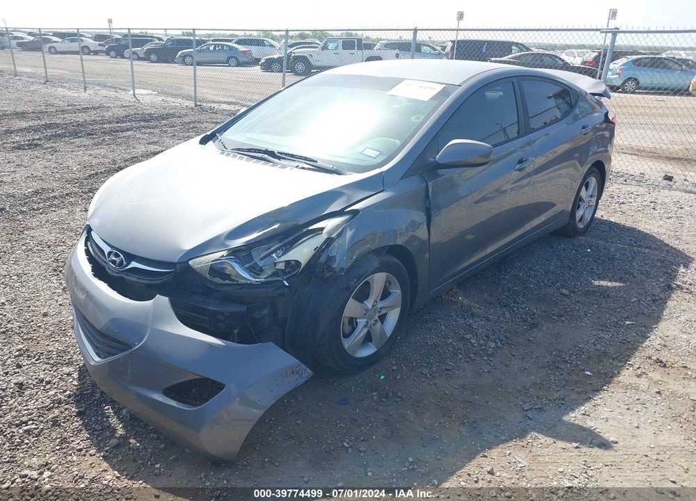 2013 HYUNDAI ELANTRA GLS VIN: 5NPDH4AE7DH342338