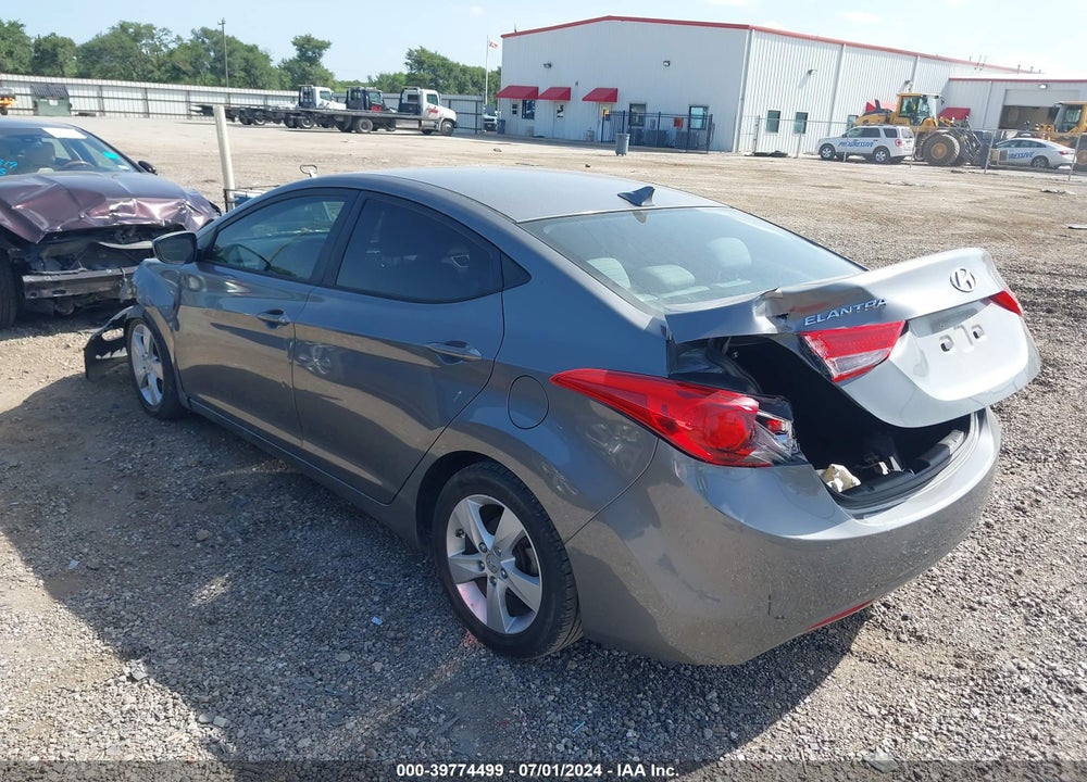 2013 HYUNDAI ELANTRA GLS VIN: 5NPDH4AE7DH342338