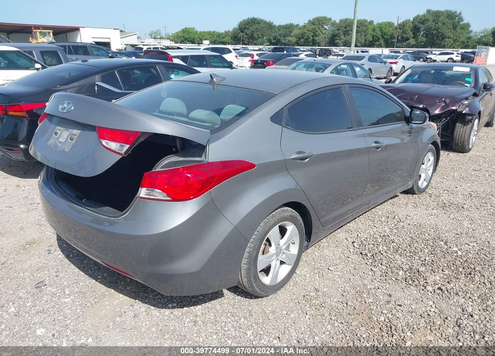 2013 HYUNDAI ELANTRA GLS VIN: 5NPDH4AE7DH342338