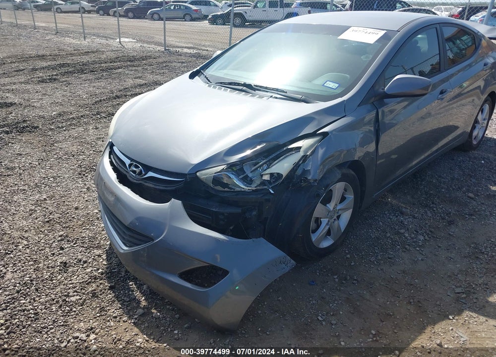 2013 HYUNDAI ELANTRA GLS VIN: 5NPDH4AE7DH342338