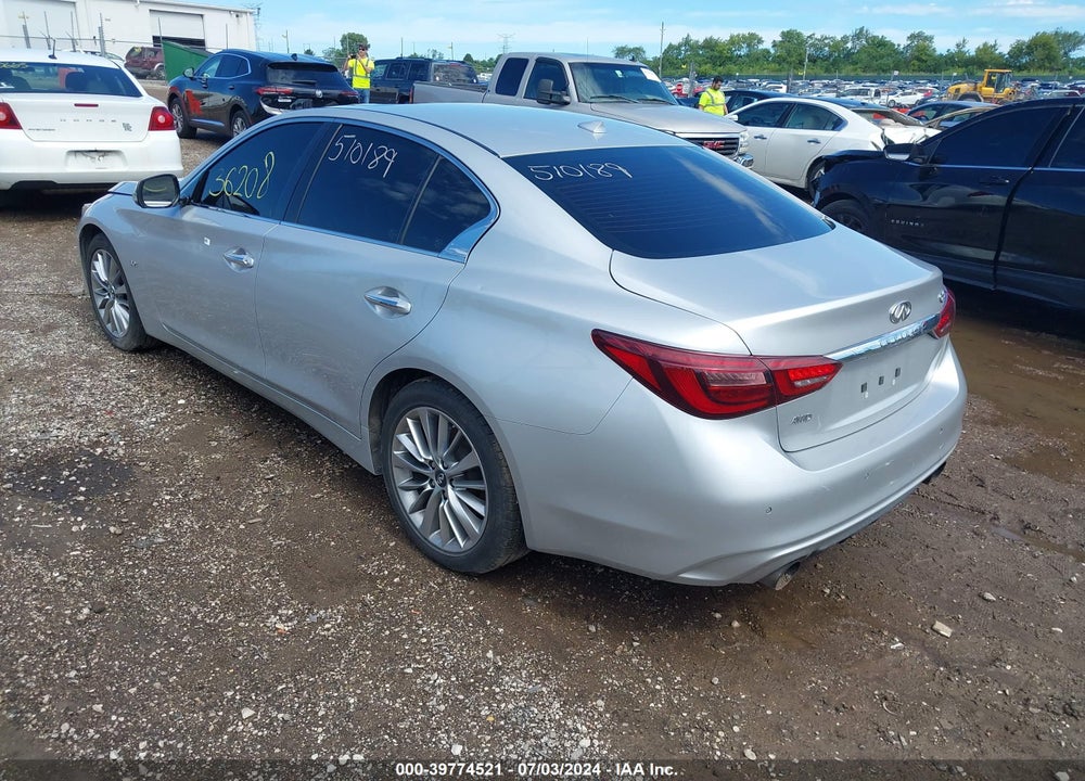 2018 INFINITI Q50 3.0T LUXE VIN: JN1EV7AR7JM436208
