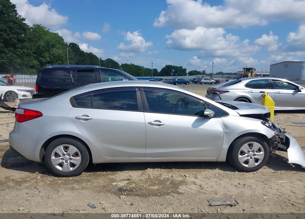 2015 KIA FORTE LX VIN: KNAFK4A61F5376181