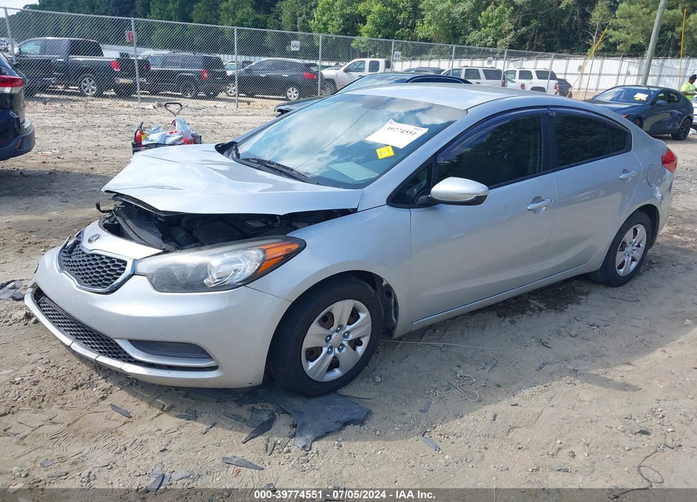 2015 KIA FORTE LX VIN: KNAFK4A61F5376181