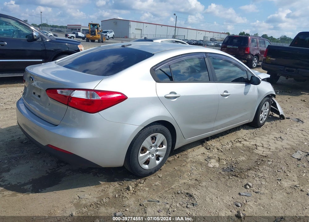 2015 KIA FORTE LX VIN: KNAFK4A61F5376181