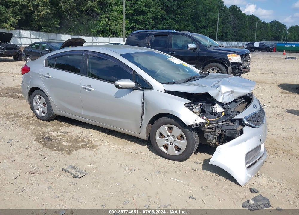 2015 KIA FORTE LX VIN: KNAFK4A61F5376181