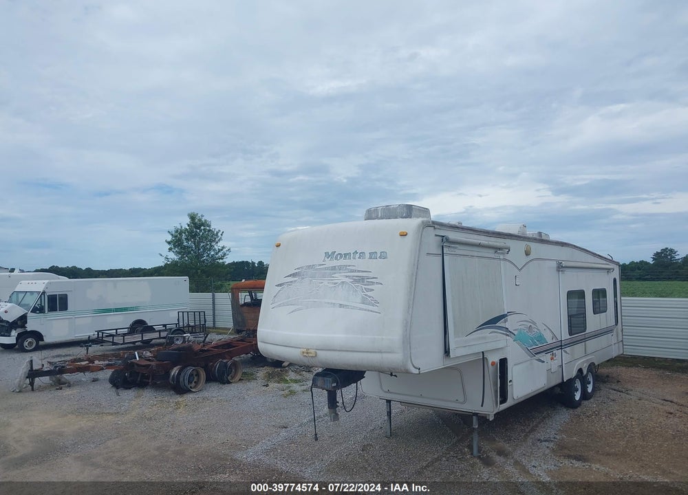 2002 KEYSTONE COACH KEYSTONE VIN: 4YDF3252X24058469