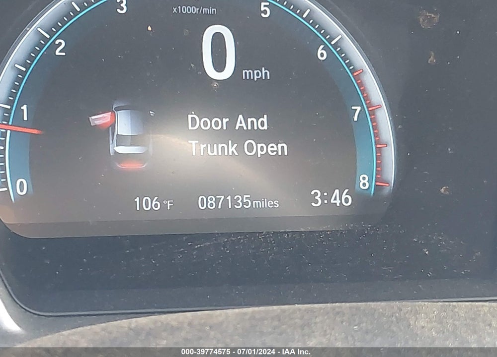 2017 HONDA CIVIC TOURING VIN: 19XFC1F97HE016549