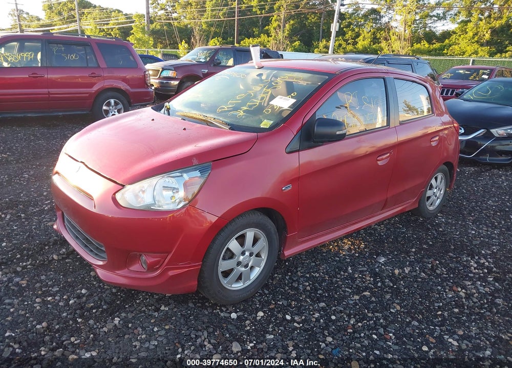 2015 MITSUBISHI MIRAGE ES/RF VIN: ML32A4HJ6FH036900