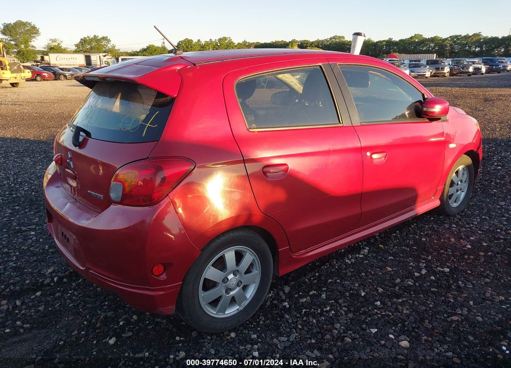 2015 MITSUBISHI MIRAGE ES/RF VIN: ML32A4HJ6FH036900