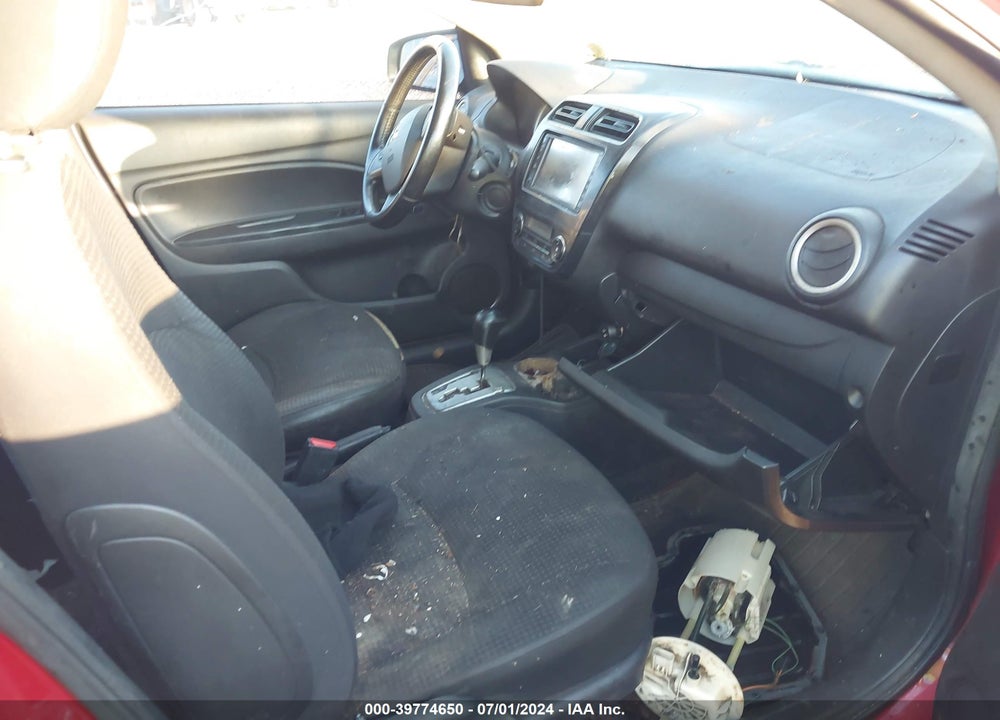 2015 MITSUBISHI MIRAGE ES/RF VIN: ML32A4HJ6FH036900