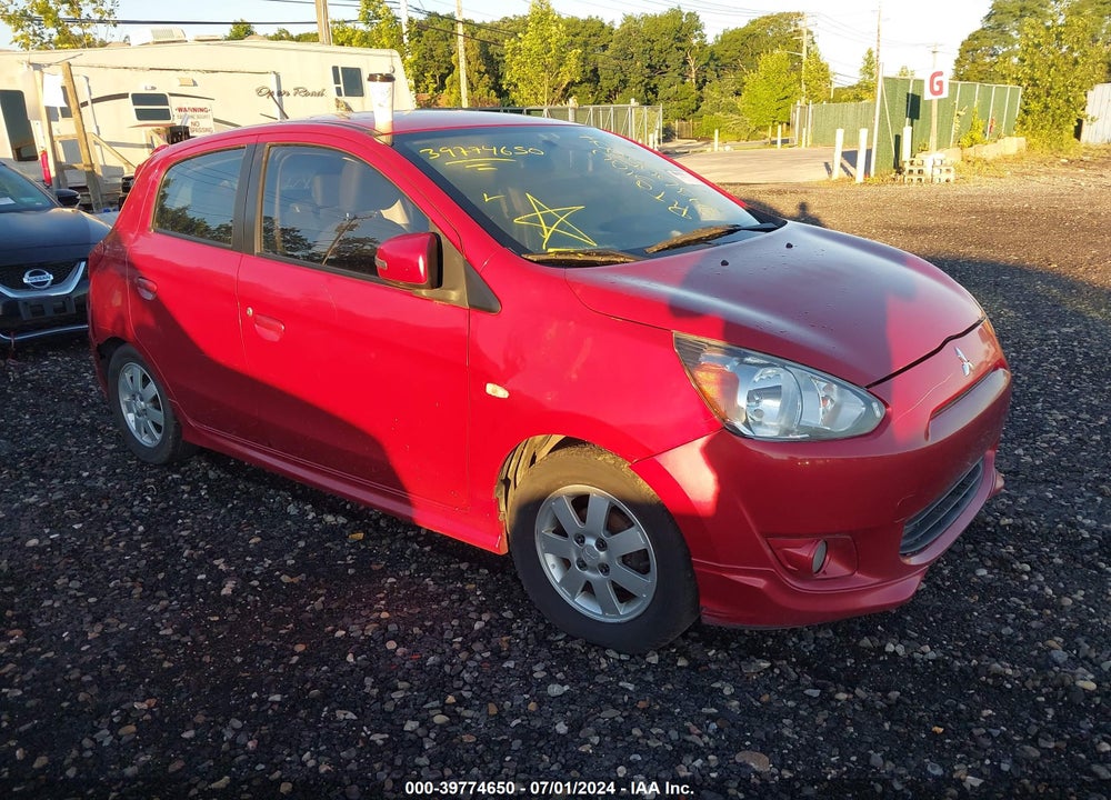 2015 MITSUBISHI MIRAGE ES/RF VIN: ML32A4HJ6FH036900